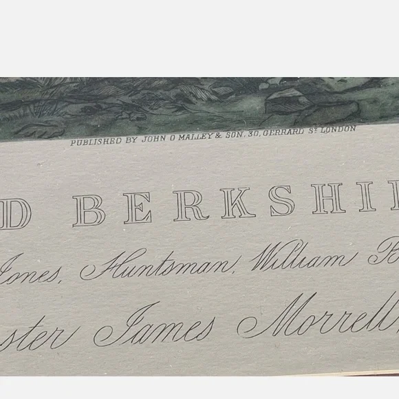 ART The Old Berkshire HuntLithograph/Painting/Engraving JohnGood/Philip Thomas